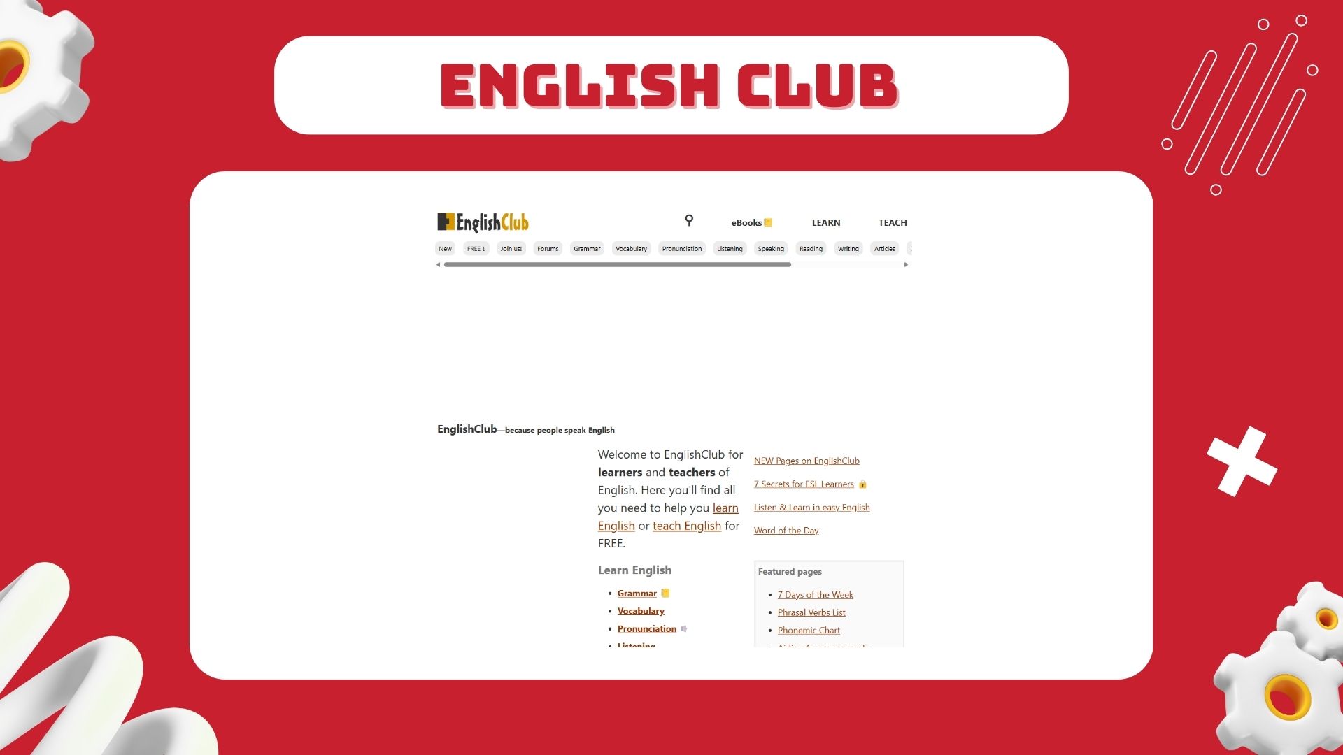 Website luyện nghe chép chính tả - ENGLISH CLUB