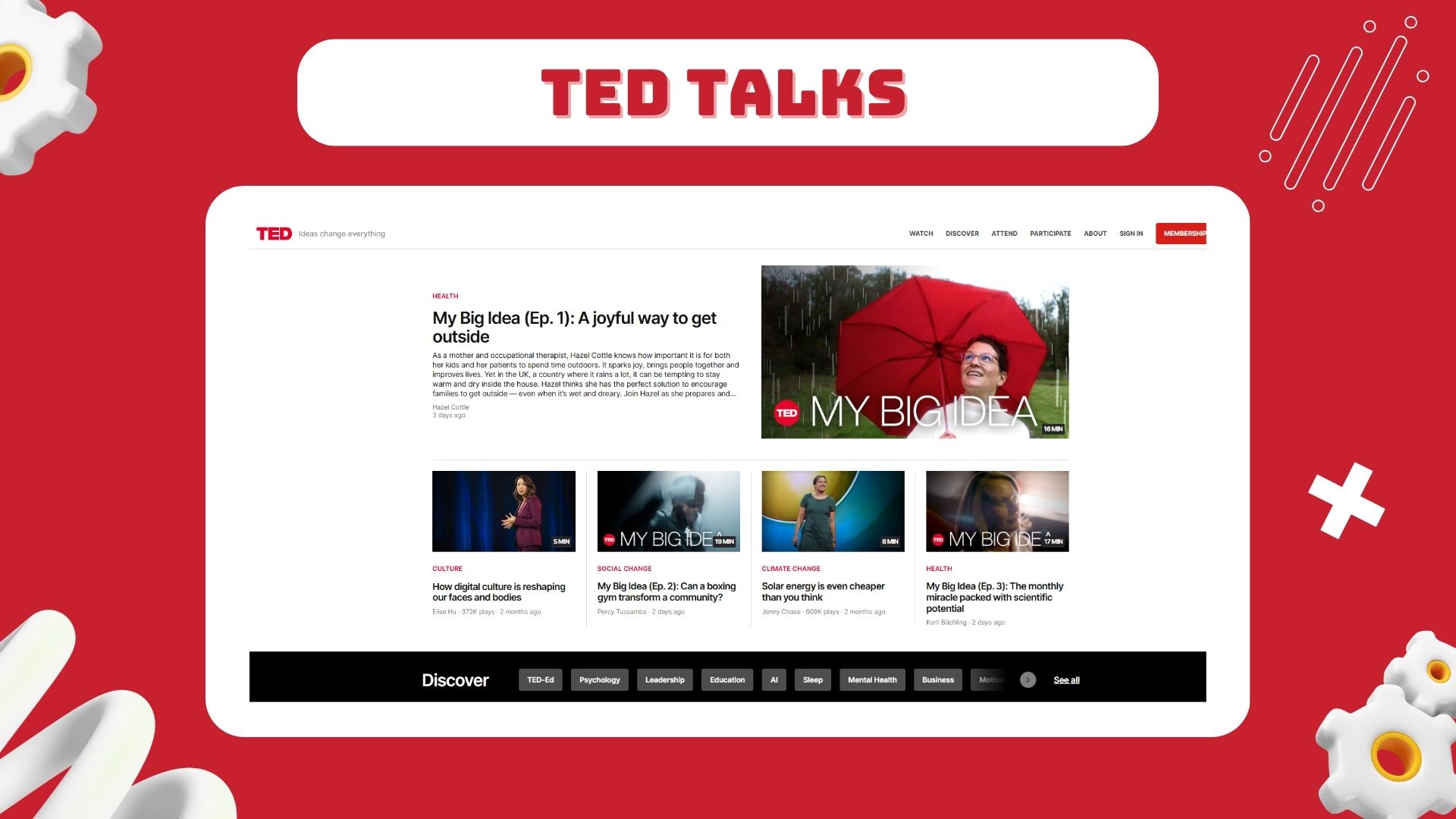 Website luyện nghe chép chính tả - TED TALKS