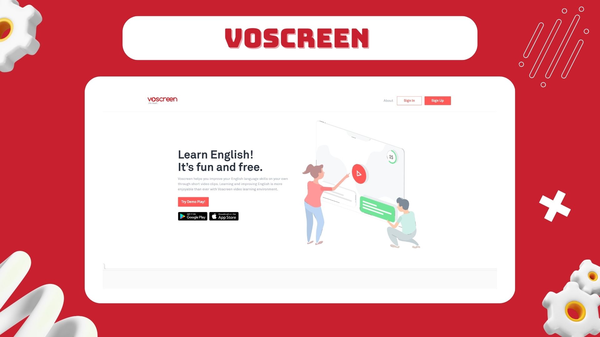 Website luyện nghe chép chính tả - VOSCREEN