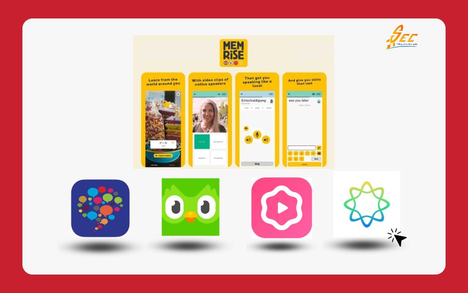 Những App Học Tiếng Anh Giao Tiếp Miễn Phí & Hiệu Quả Nhất 2025 Những App Học Tiếng Anh Giao Tiếp - Memrise