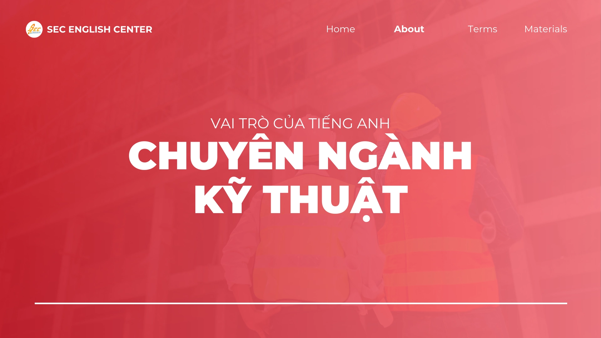 học tiếng anh chuyên ngành kỹ thuật