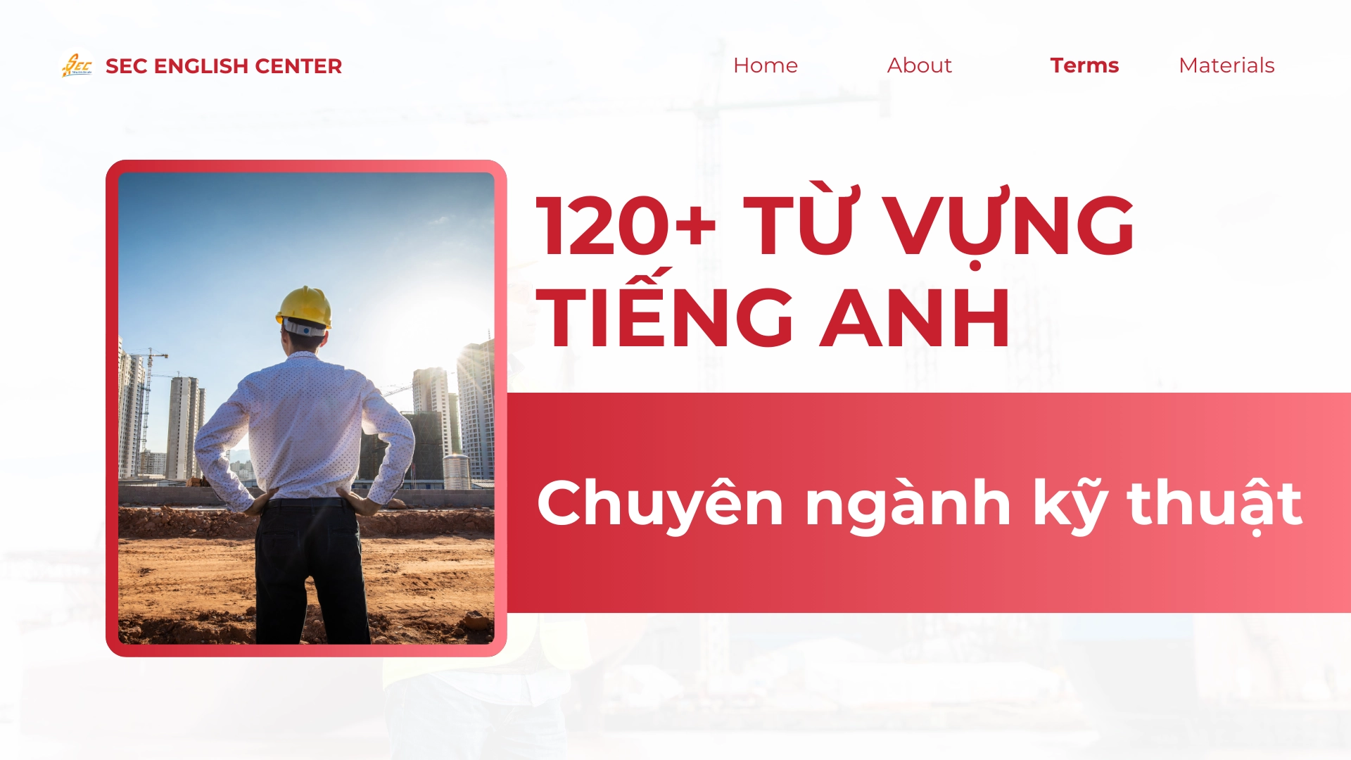 học tiếng anh chuyên ngành kỹ thuật