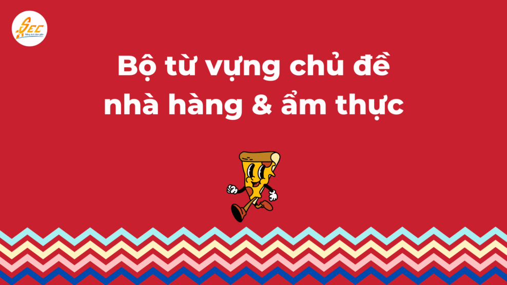 từ vựng chủ đề nhà hàng