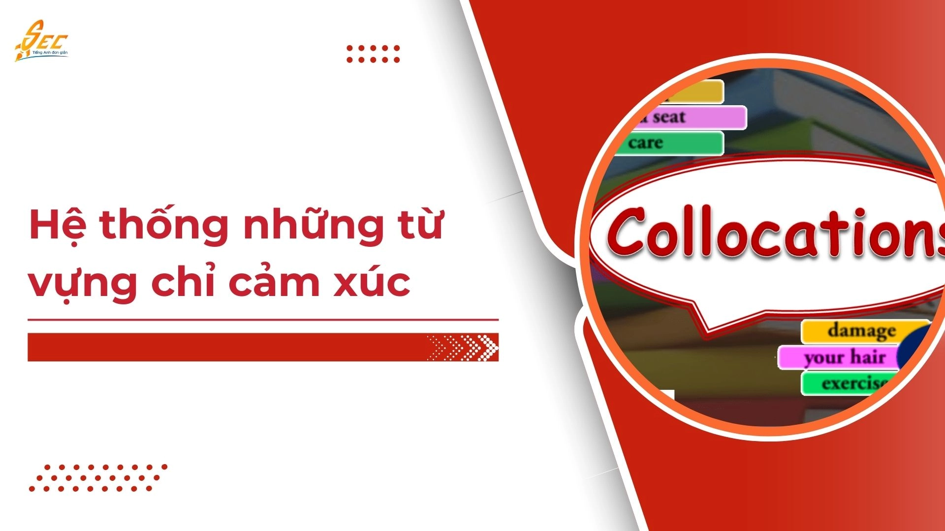 những từ vựng chỉ cảm xúc