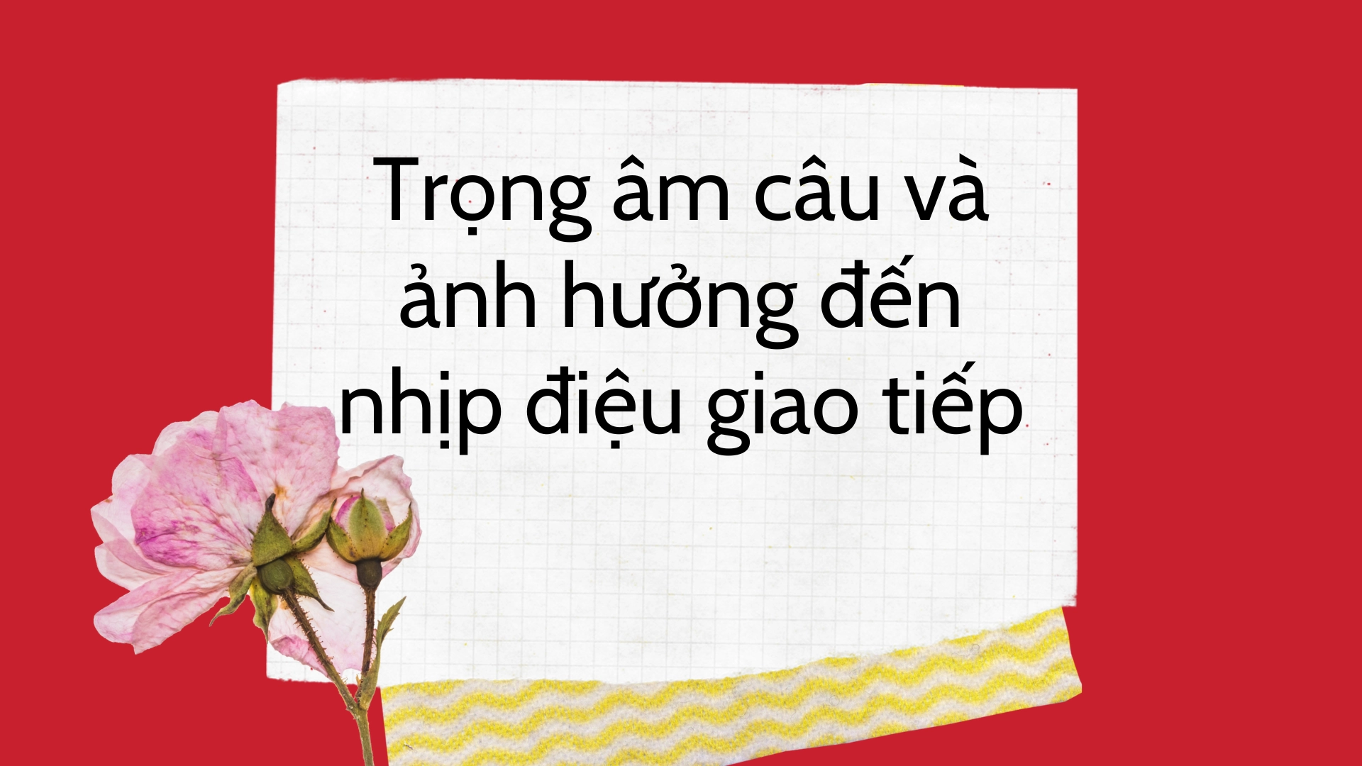 Nhịp điệu kết hợp trọng âm từ và trọng âm câu