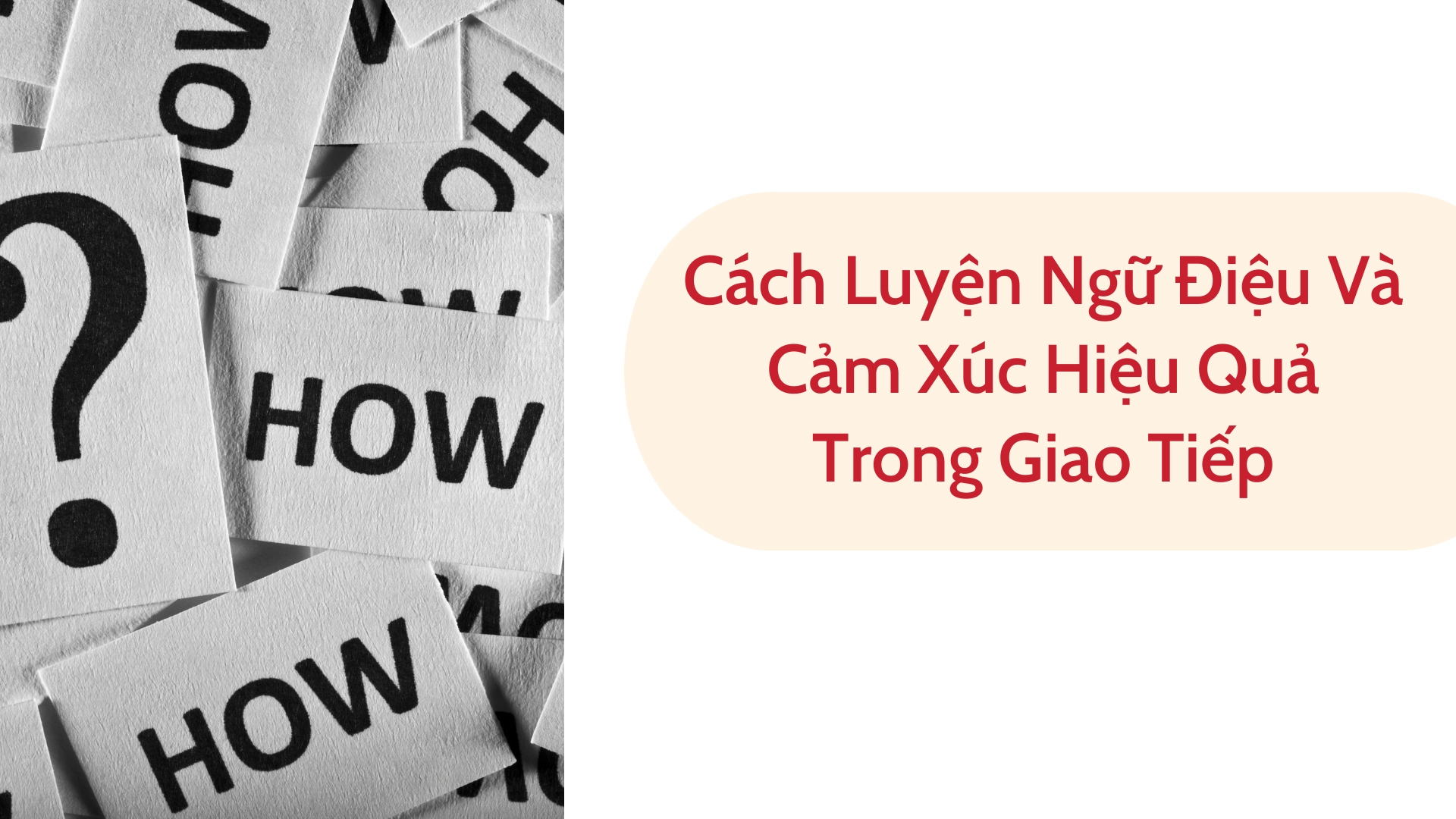 Ngữ điệu và cảm xúc