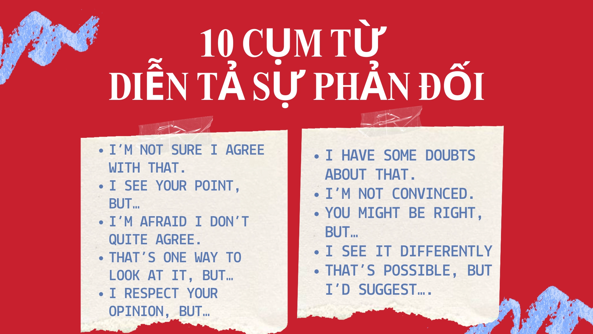 20 từ vựng đồng ý và phản đối trong thảo luận nhóm