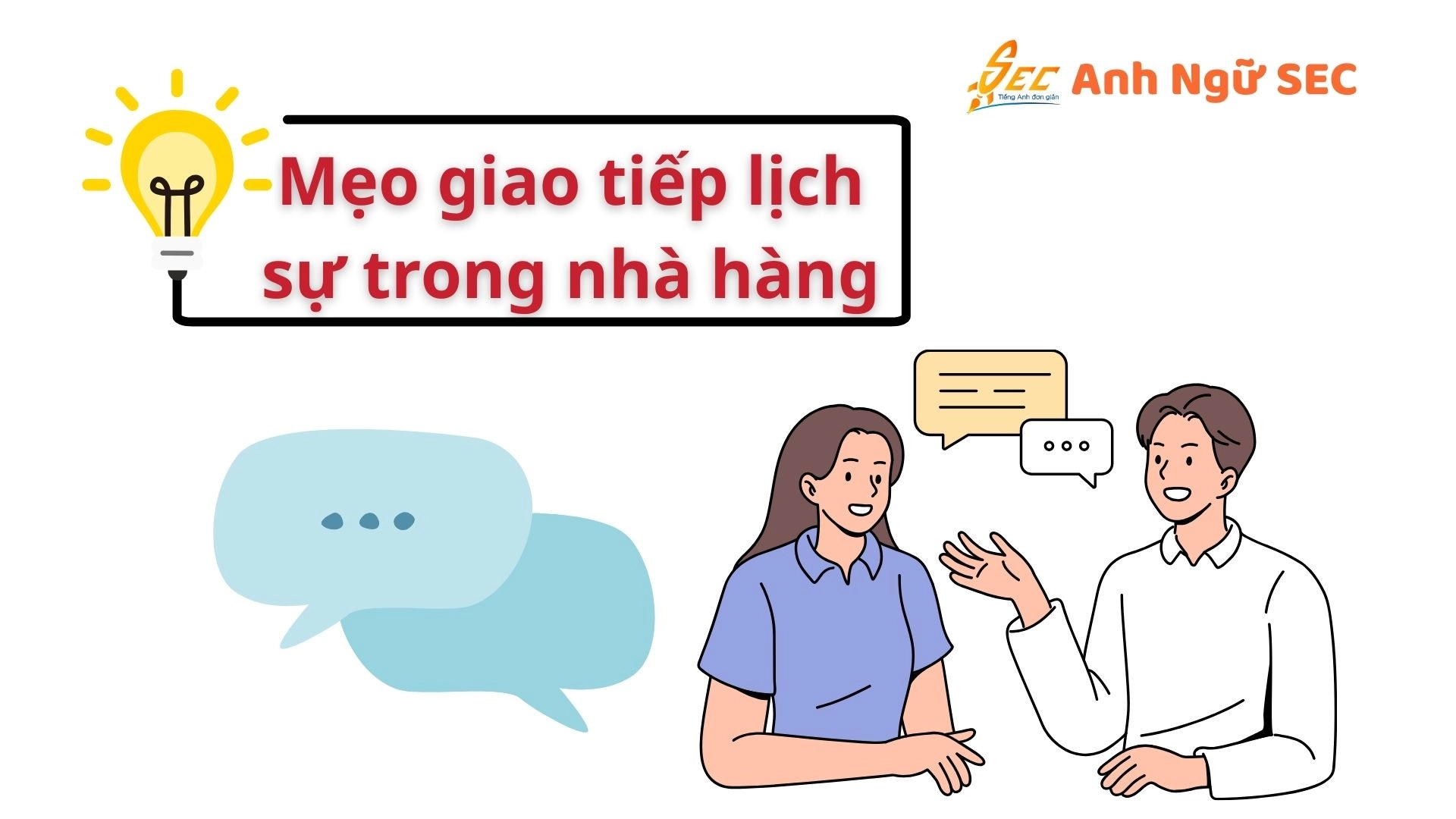 cụm từ tiếng anh thường dùng khi đi ăn