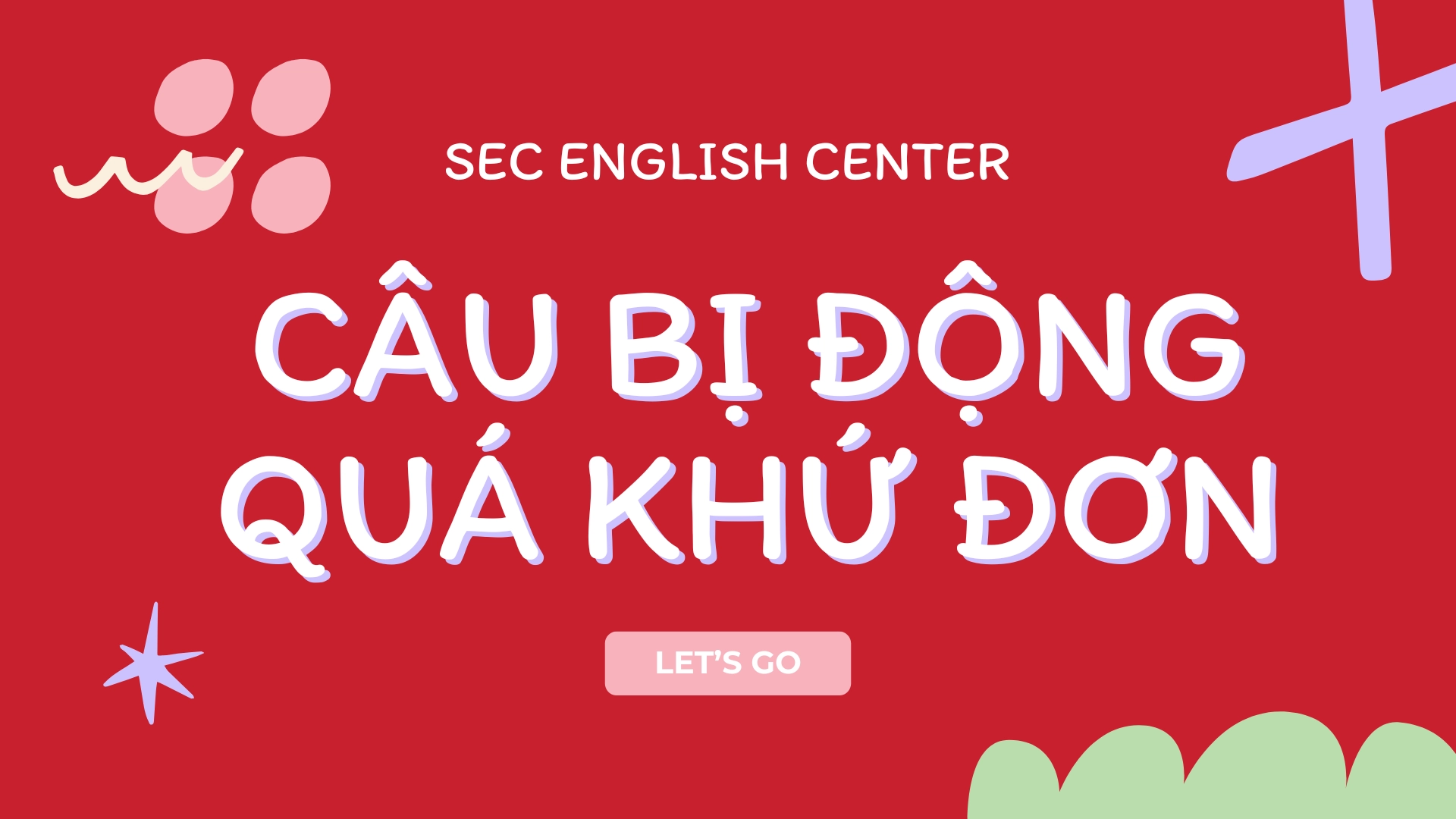 câu bị động quá khứ đơn