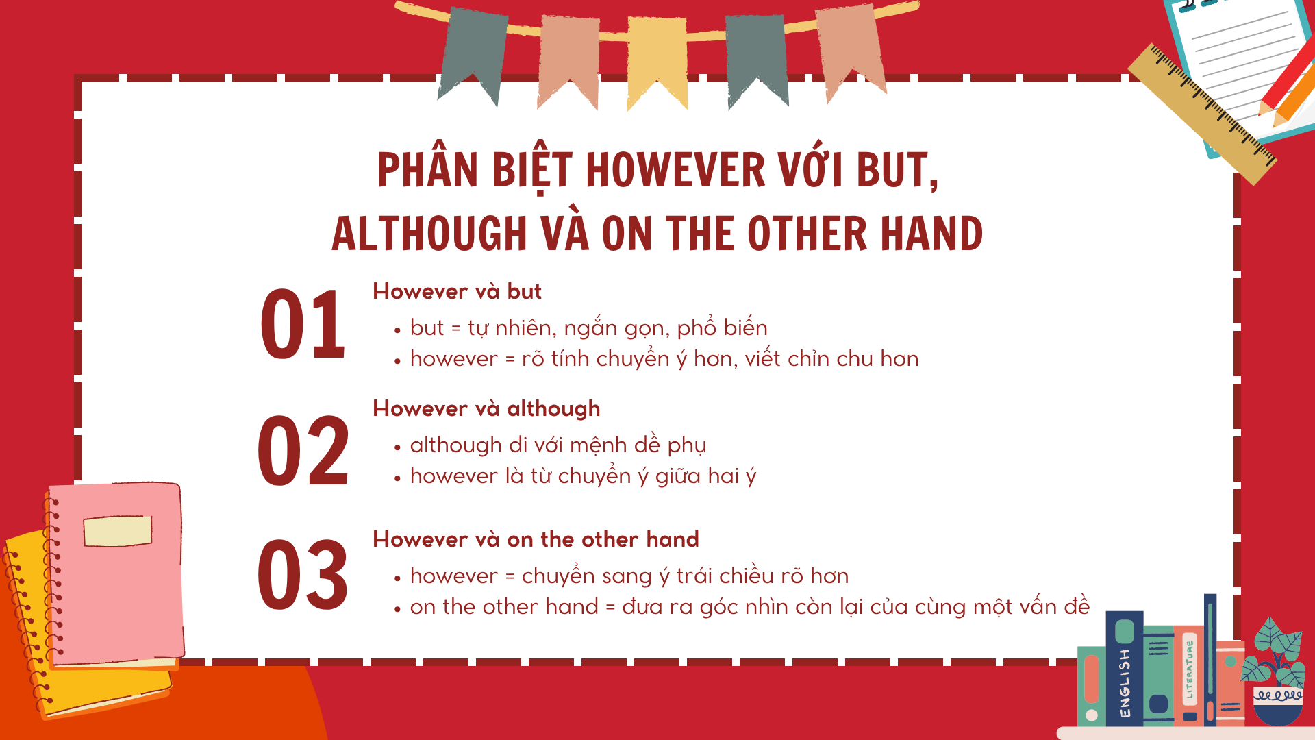 Cách dùng however