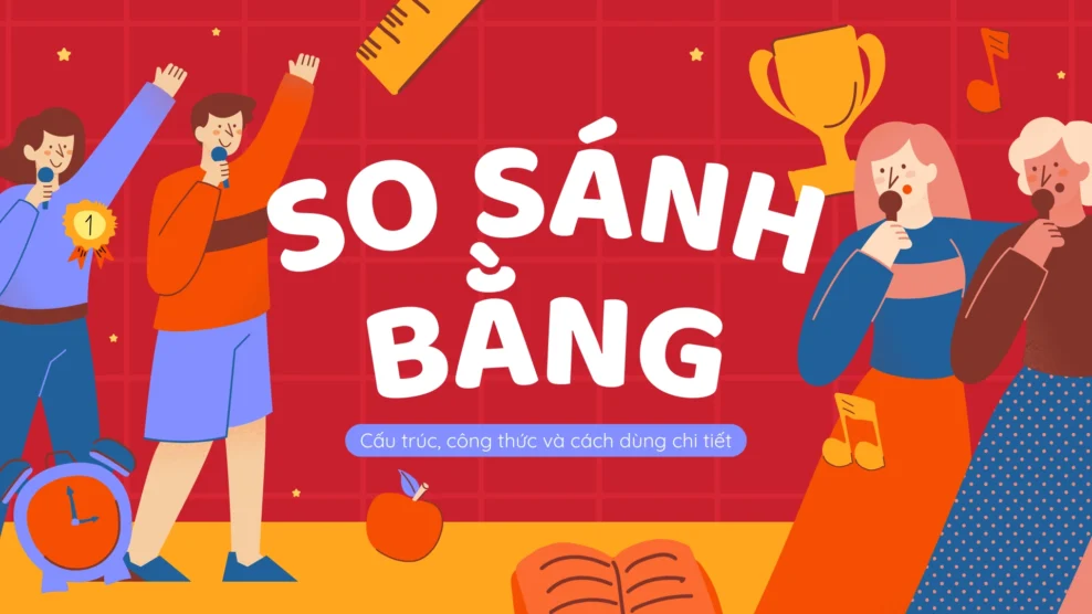 so sánh bằng trong tiếng anh