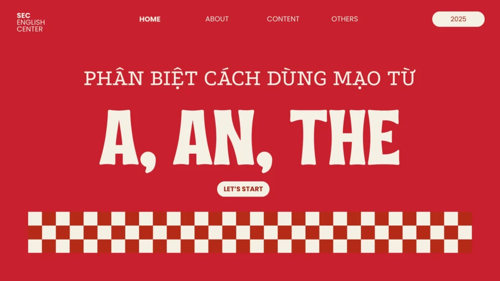 cách dùng mạo từ