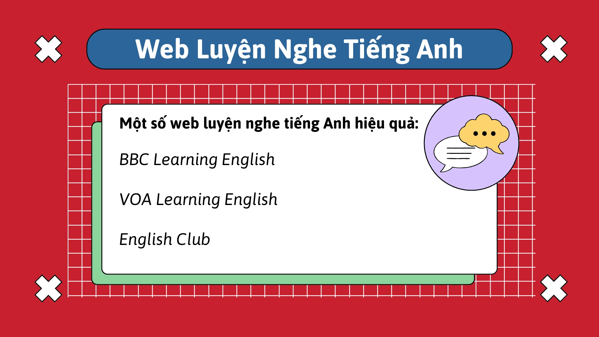 web luyện nghe tiếng anh