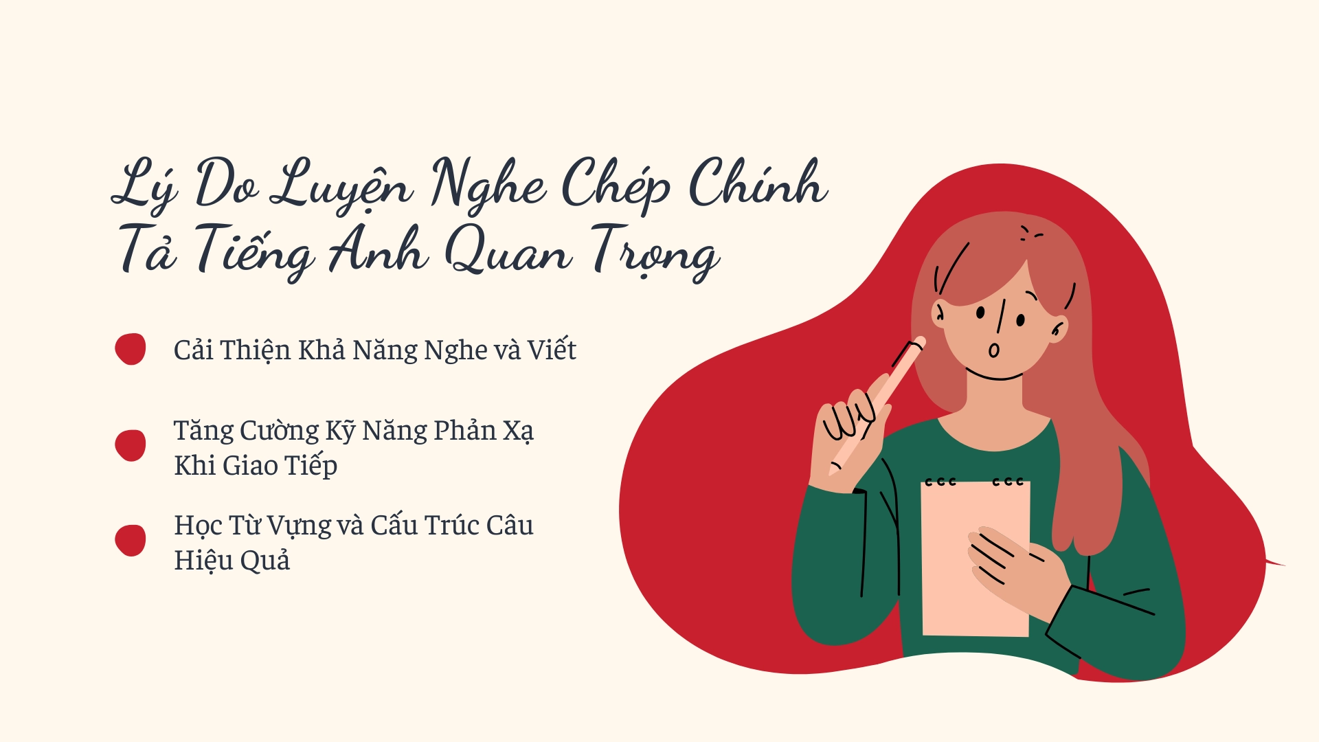 luyện nghe chép chính tả tiếng anh