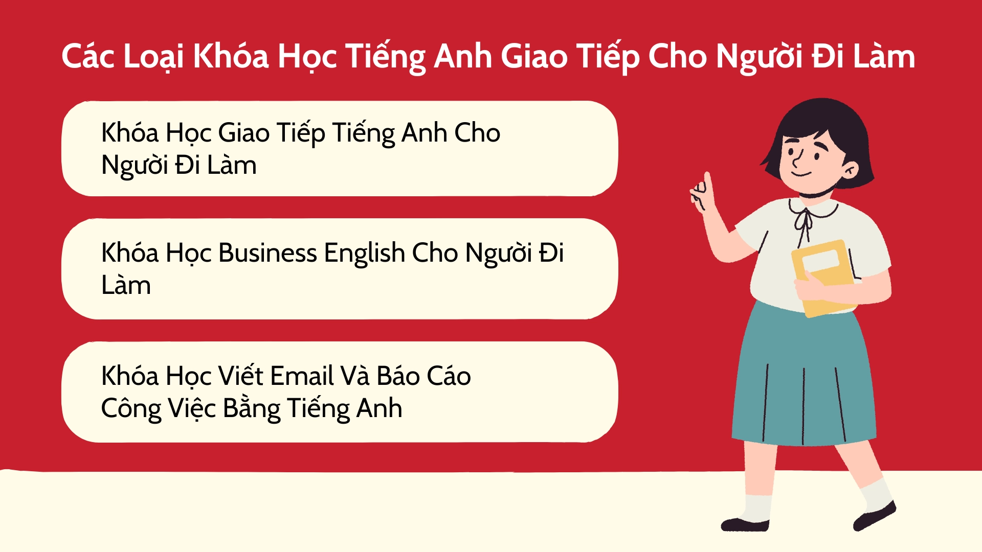 khóa học tiếng anh giao tiếp cho người đi làm