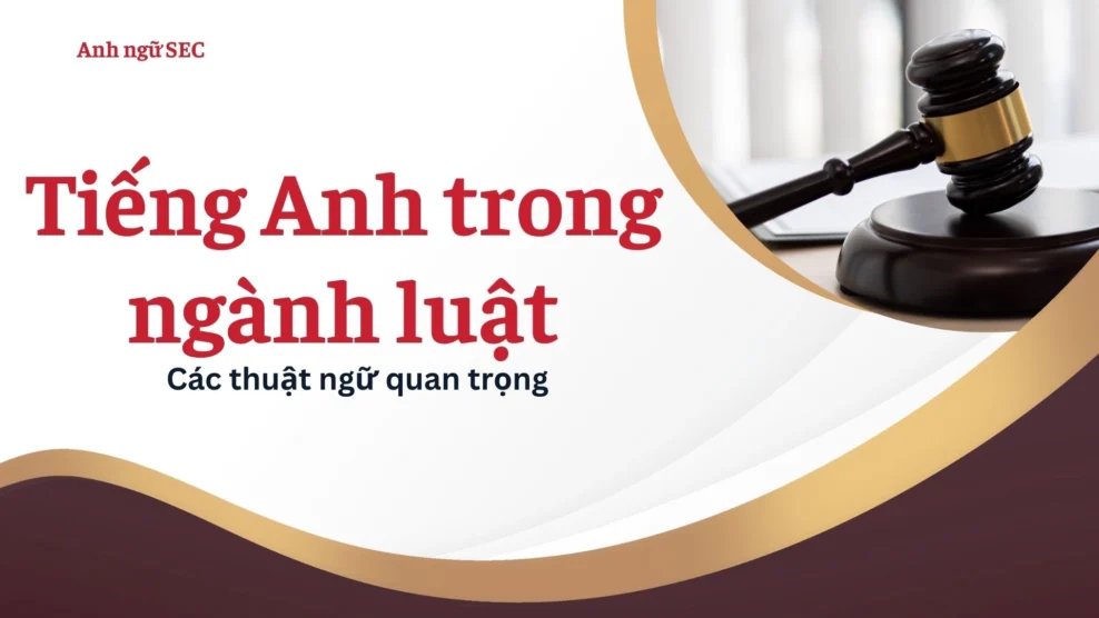 Tiếng Anh trong ngành luật