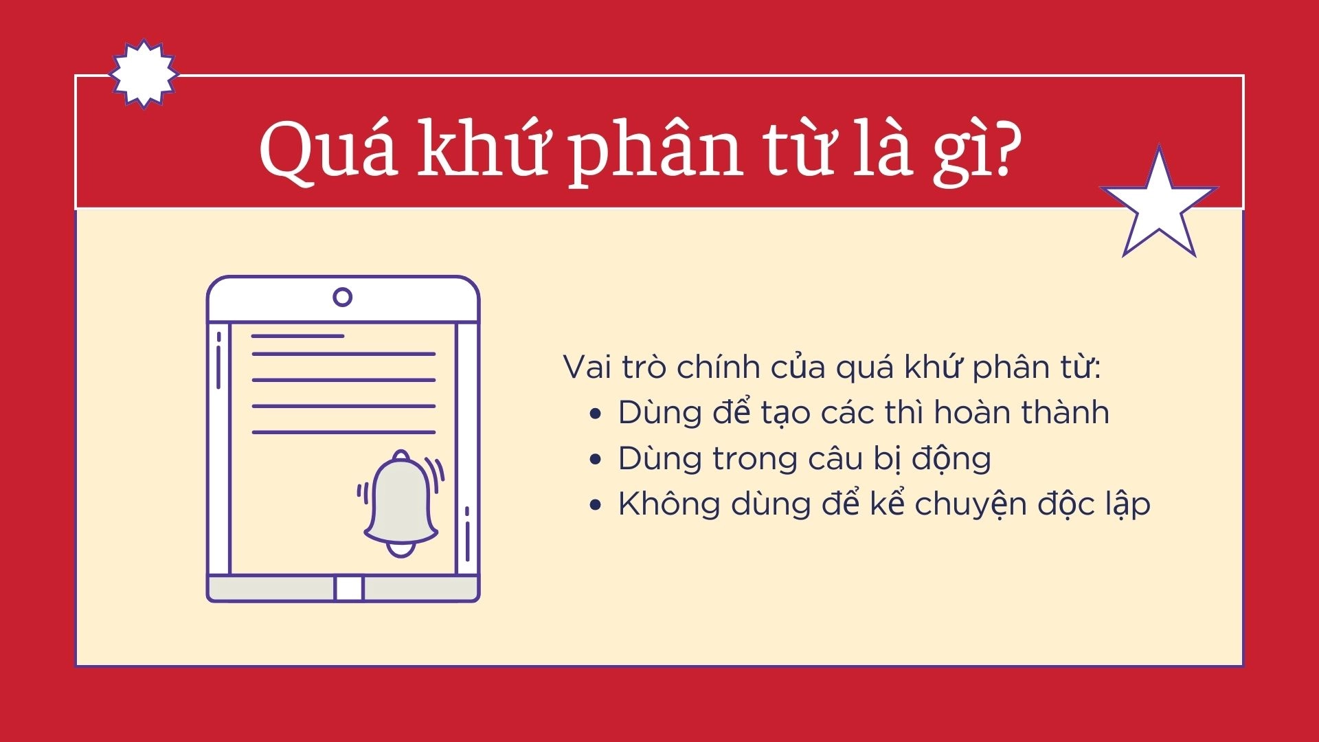 Quá khứ phân từ có phải thì quá khứ