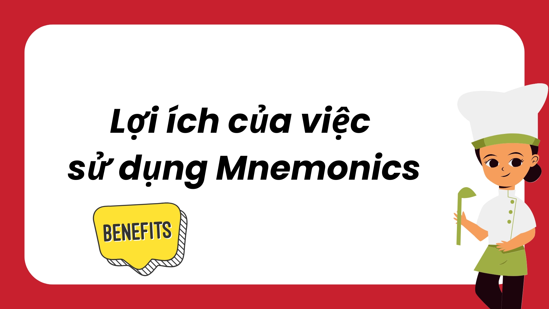 Phương pháp sử dụng mnemonics
