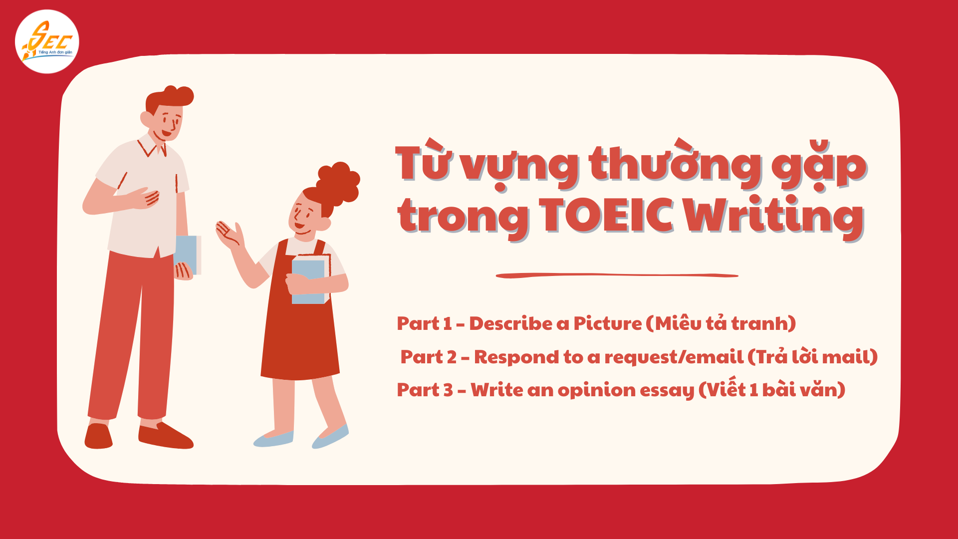 Từ vựng & cấu trúc thường dùng trong TOEIC Writing 3 110