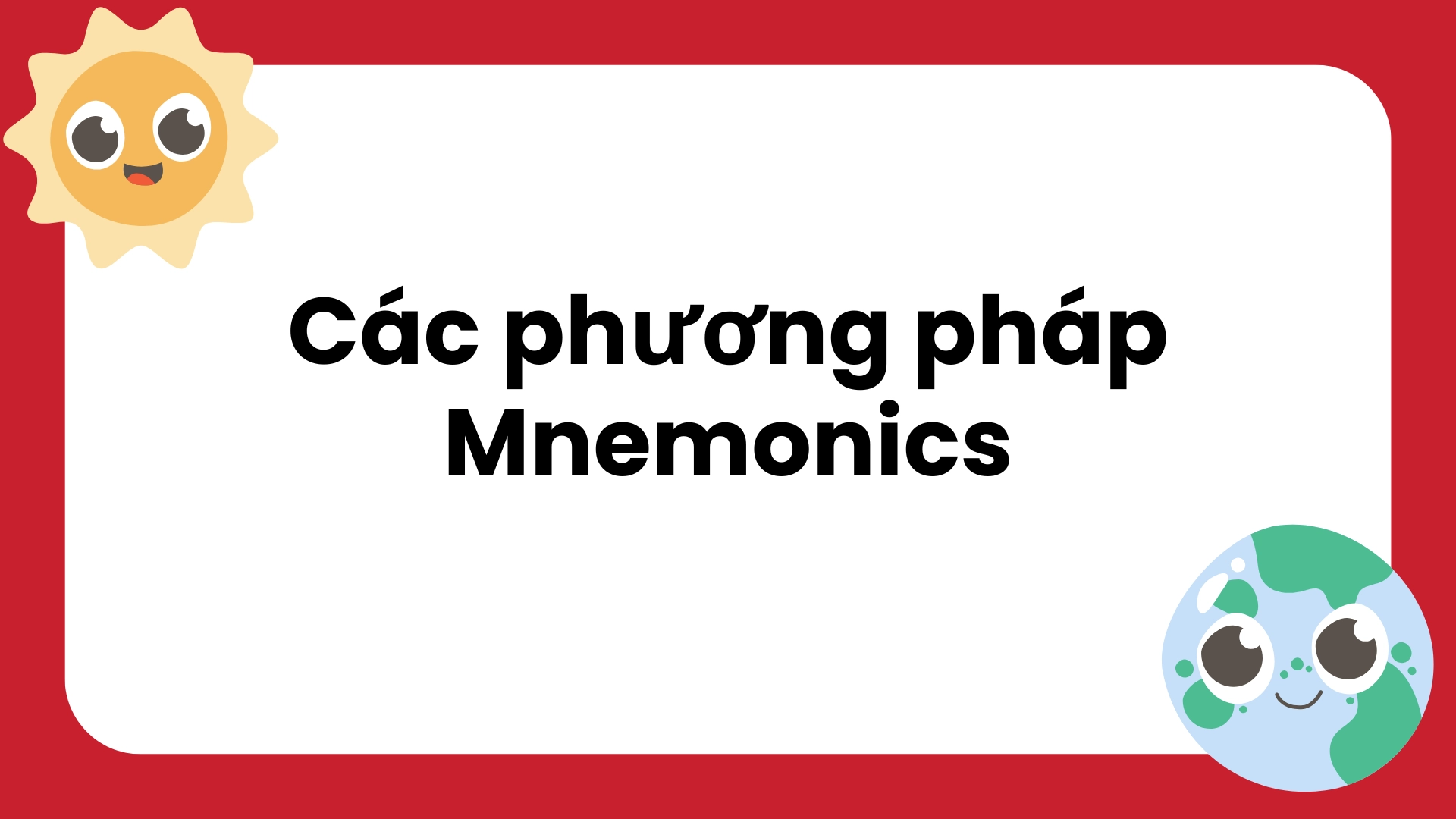 Phương pháp sử dụng mnemonics