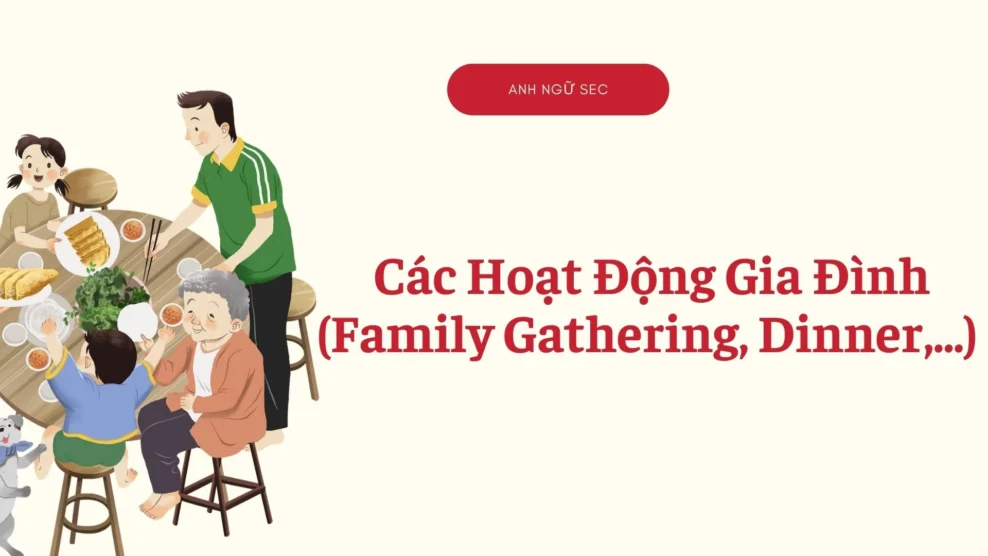 Các hoạt động gia đình