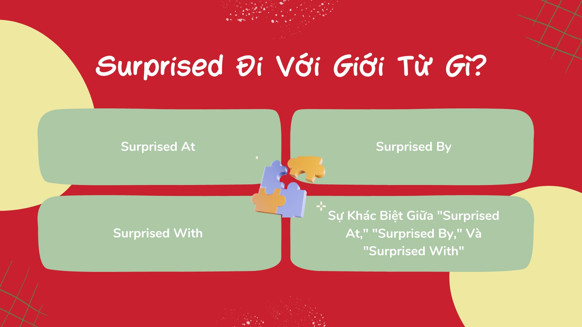 surprised đi với giới từ gì