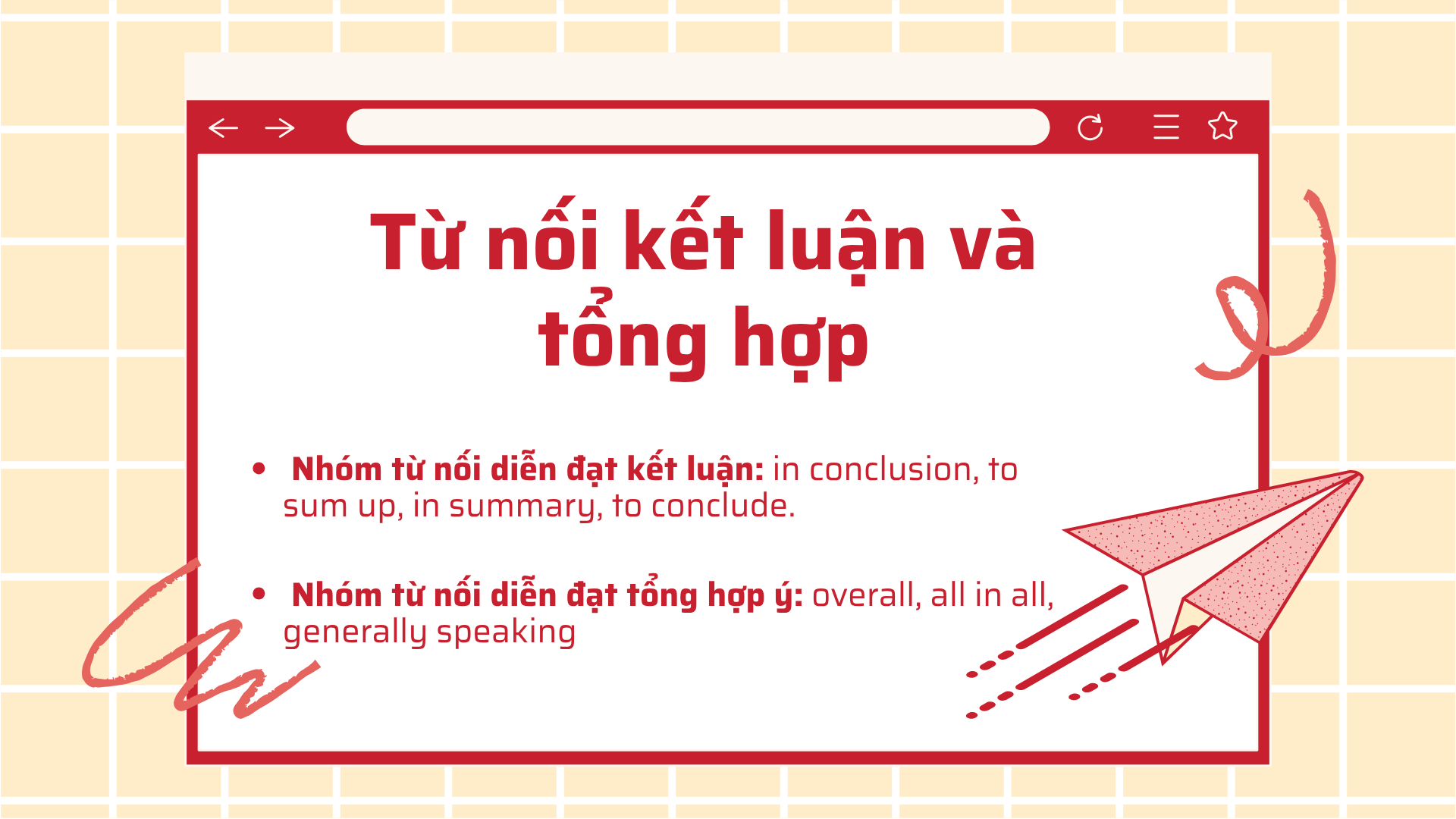Tổng hợp từ vựng dùng để chuyển ý và nối các phần trong bài tiếng Anh 9