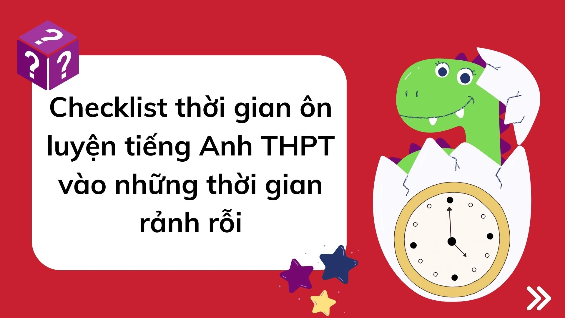 Luyện Thi Tiếng Anh THPT Vào Thời Gian Rảnh Rỗi 