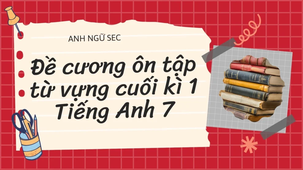 Đề cương ôn tập từ vựng cuối kì 1 Tiếng Anh 7
