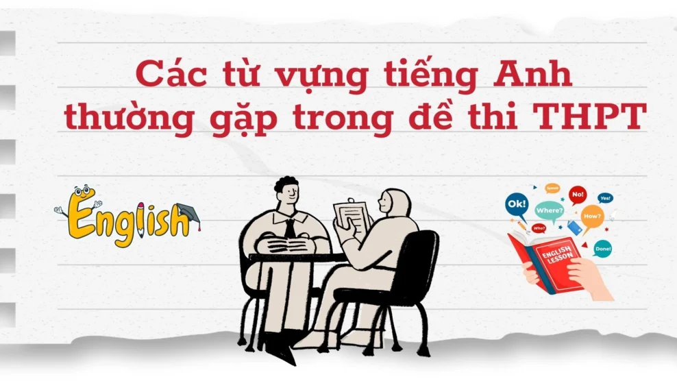 từ vựng tiếng Anh thường gặp trong đề thi THPT