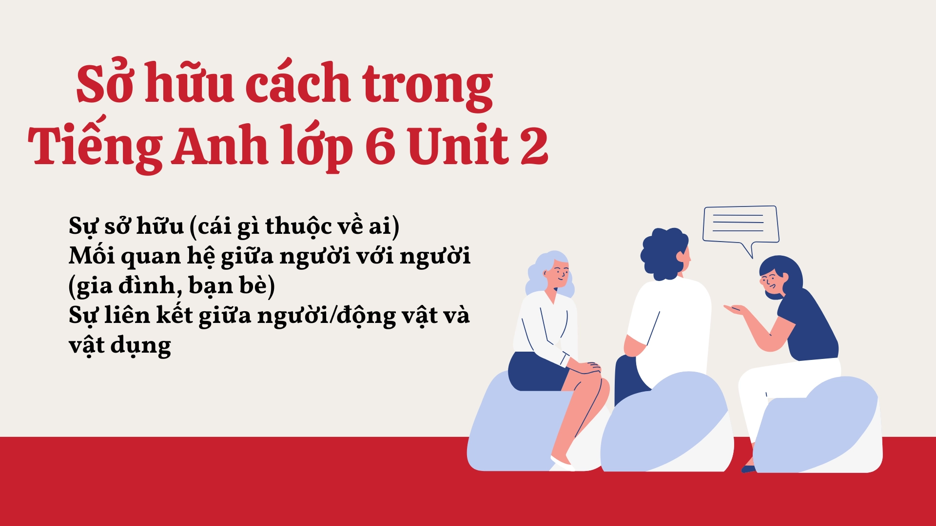 Ngữ pháp tiếng Anh lớp 6 Unit 2