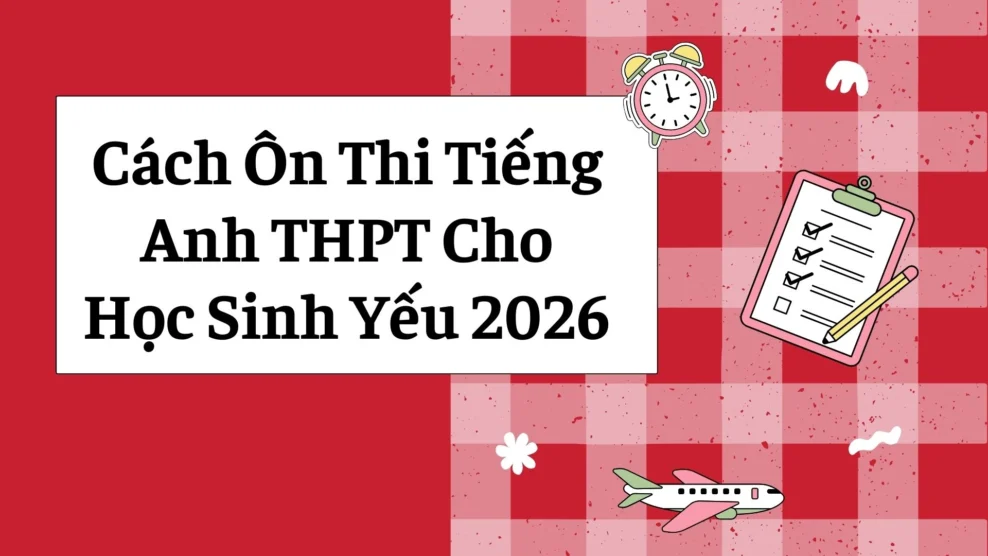 Cách Ôn Thi Tiếng Anh THPT Cho Học Sinh Yếu