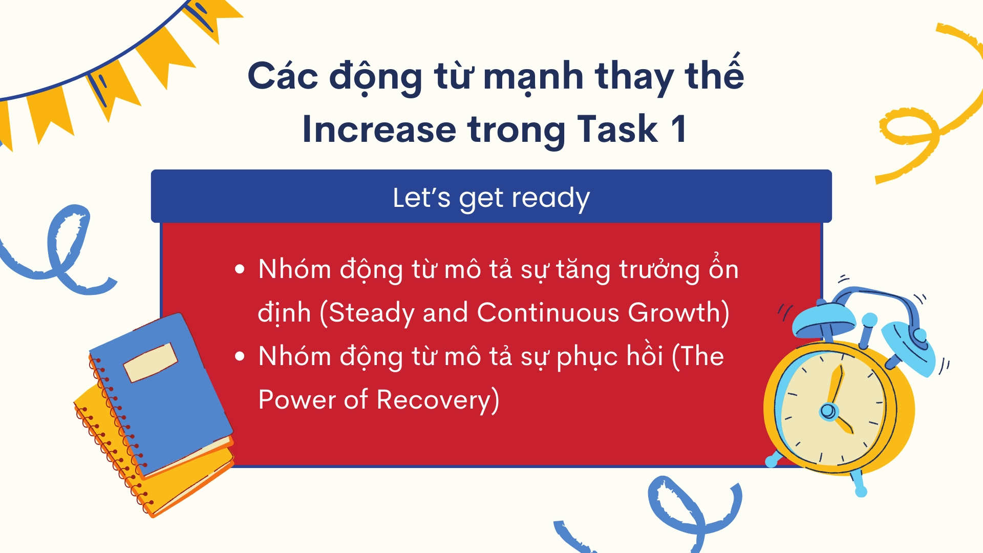 Synonyms cho Increase