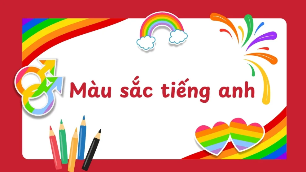 Màu Sắc Tiếng Anh