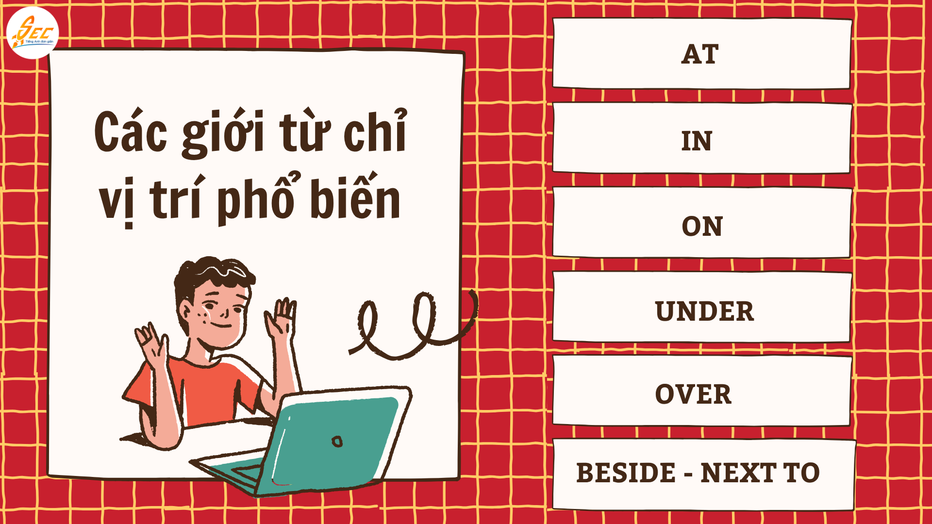 Các giới từ chỉ vị trí