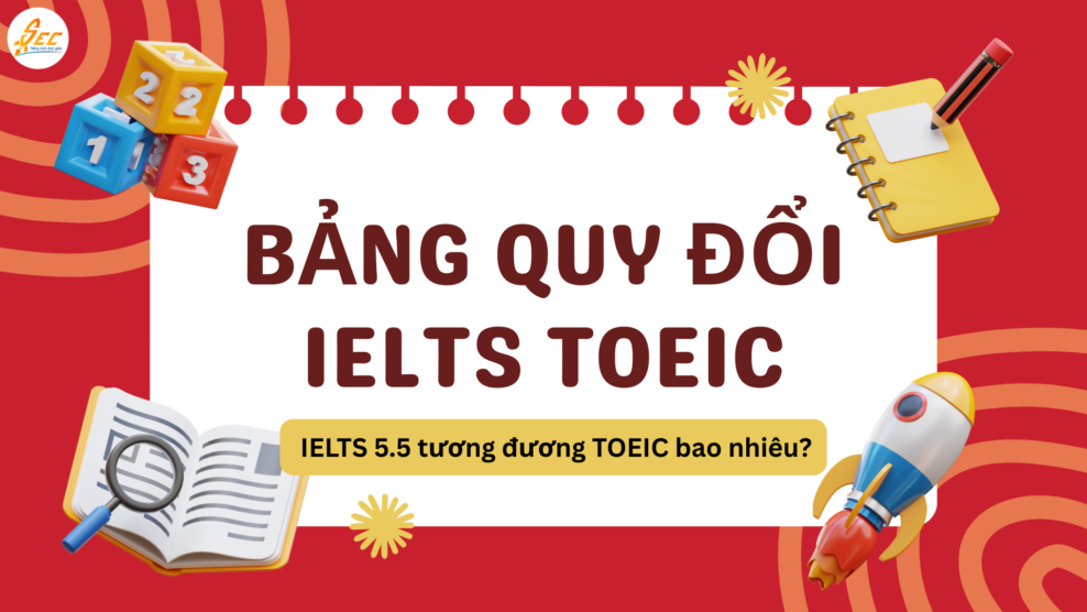 Bảng quy đổi IELTS TOEIC
