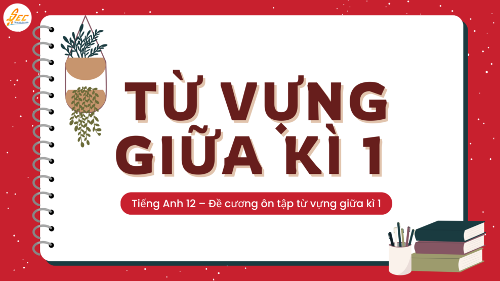 Tiếng Anh 12 – Đề cương ôn tập từ vựng giữa kì 1