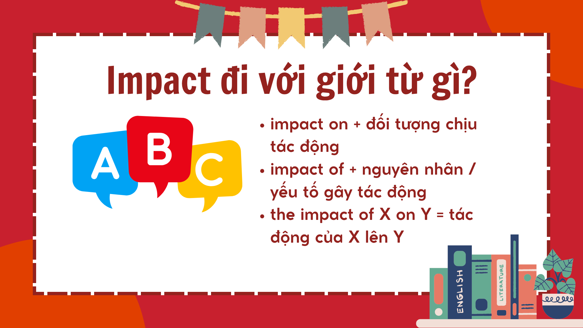 Impact đi với giới từ gì?
