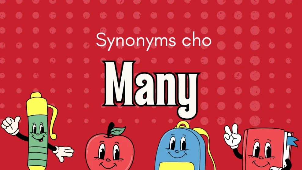 Synonyms cho Many
