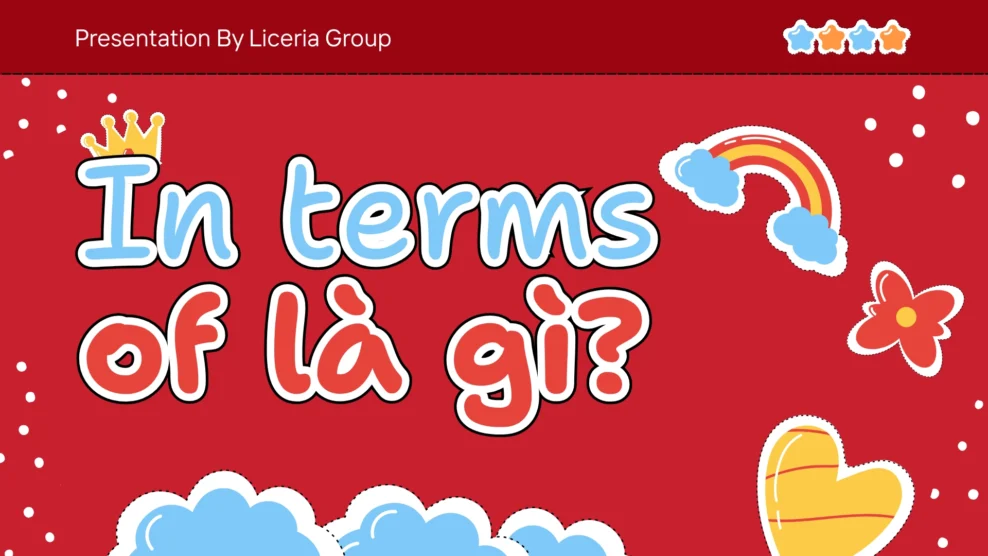 In terms of là gì?