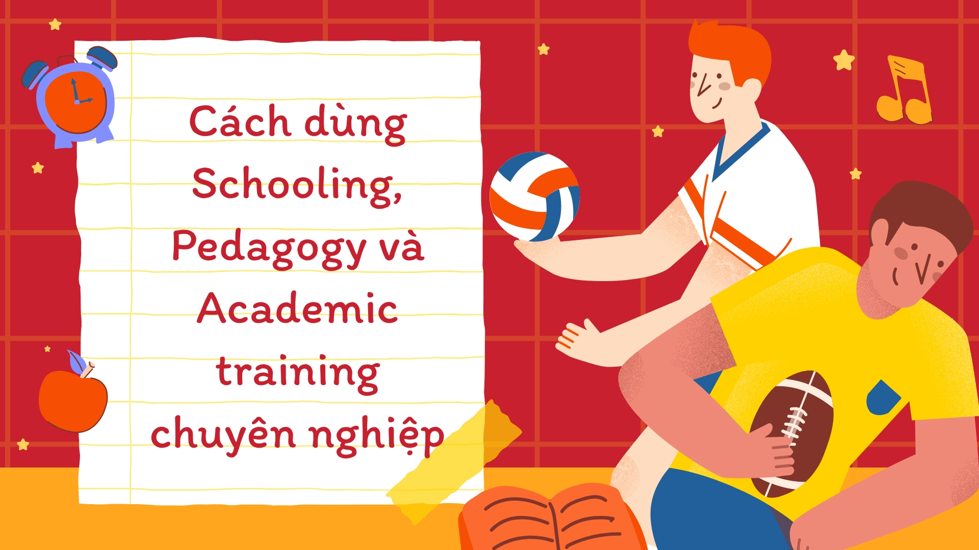 Synonyms cho Education