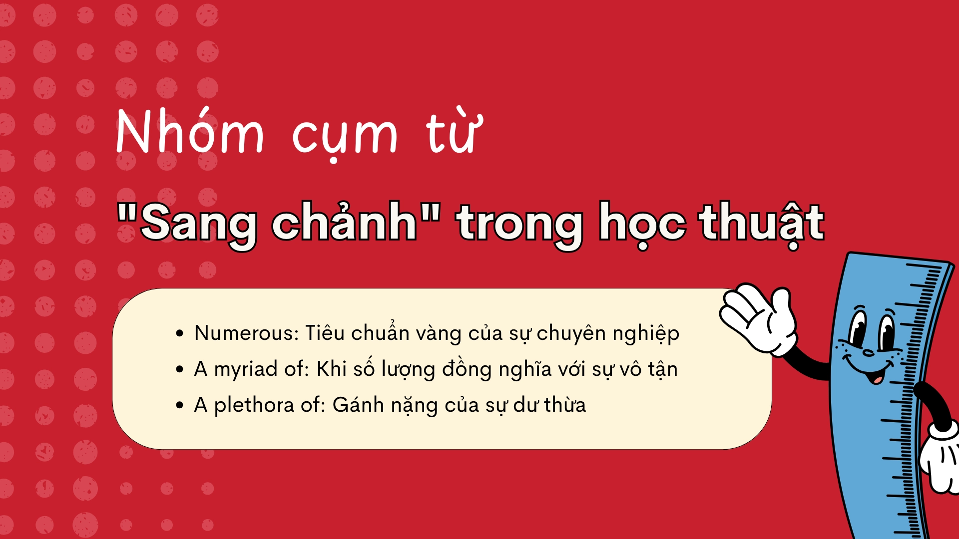Synonyms cho Many