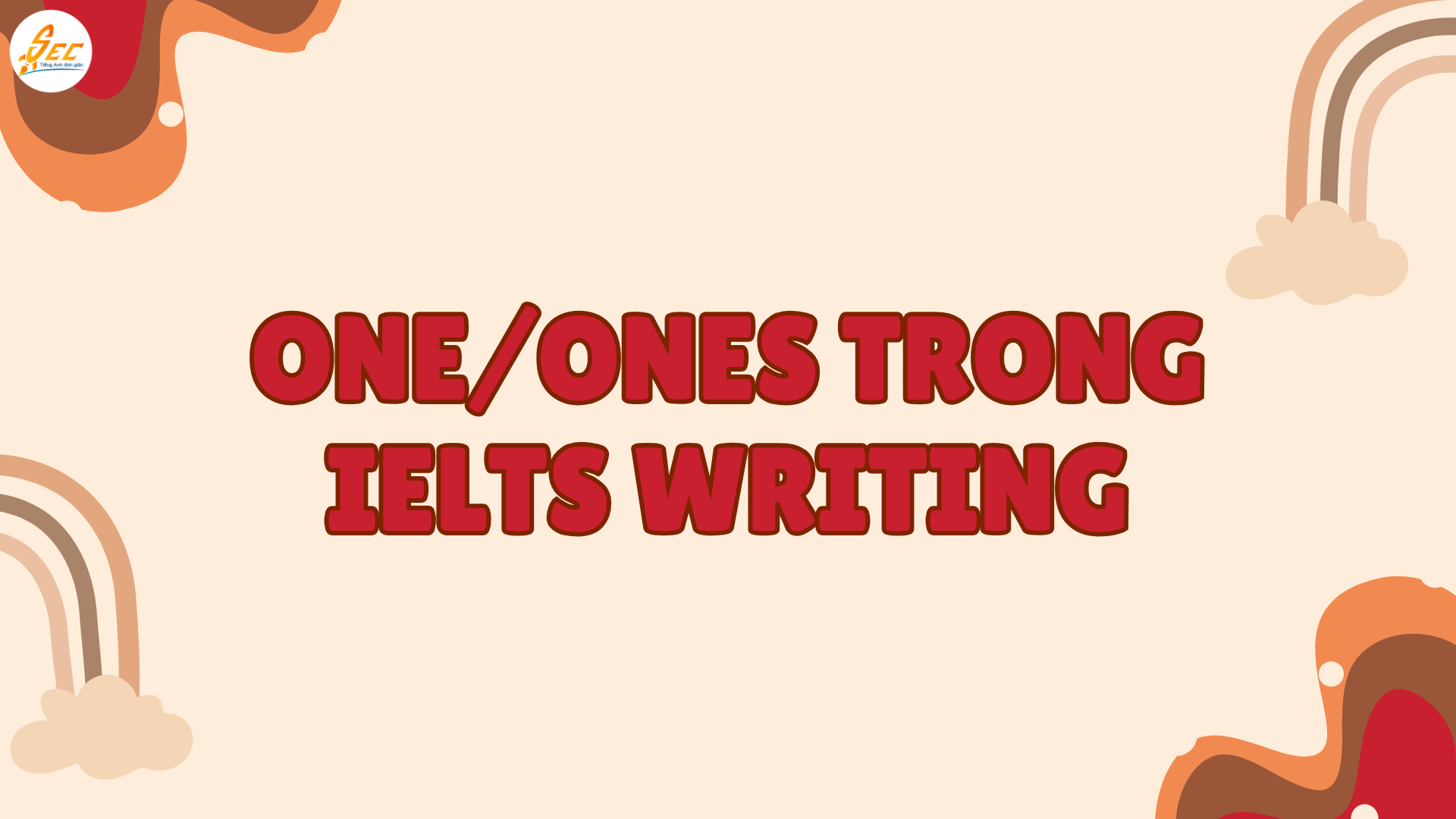 One/ones tránh lặp danh từ