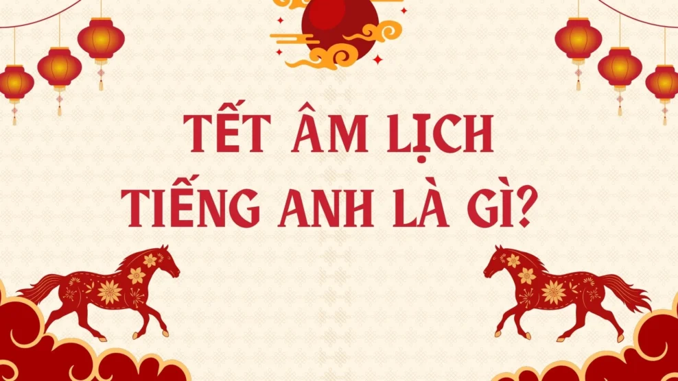Tết âm lịch tiếng Anh là gì? 2026 Tết Âm Lịch Tiếng Anh Là Gì?