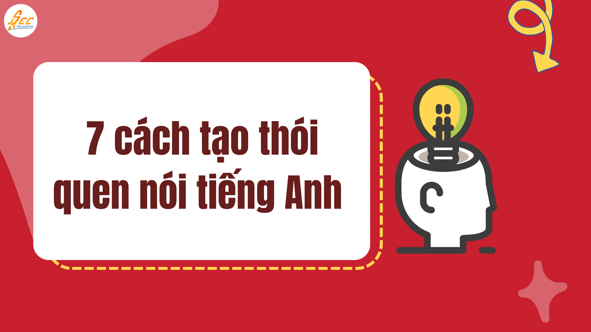 Thói quen nói tiếng Anh mỗi ngày