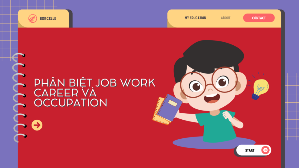 Phân biệt Job, Work, Career và Occupation (2026) Phân biệt Job, Work, Career và Occupation